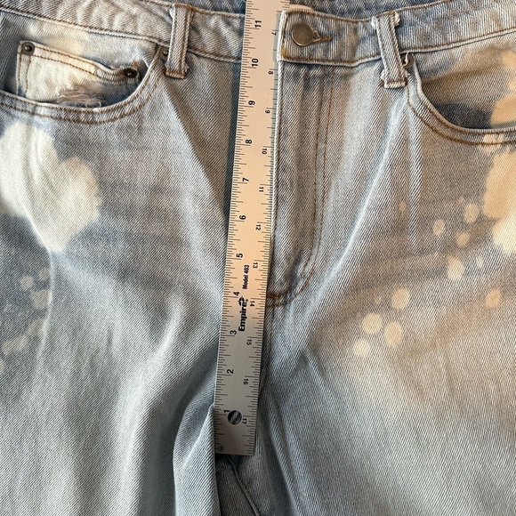 GB Juniors Jeans size 13 high rise crop boot cut bleach design - Picture 6 of 12